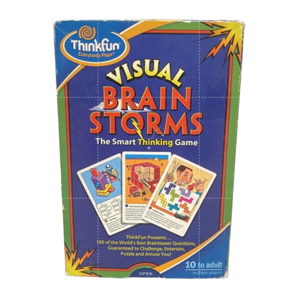 THINKFUN Visual Brainstorms The Smart Thinking Game 100 Puzzle Cards